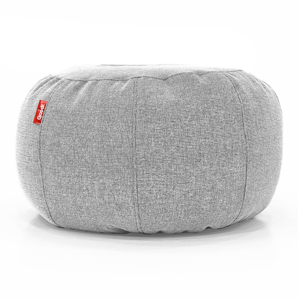 Puff de Apoio Núcleo Elegante e luxuosa Enchimento Pérolas 3mm  Pufe Macio Bege