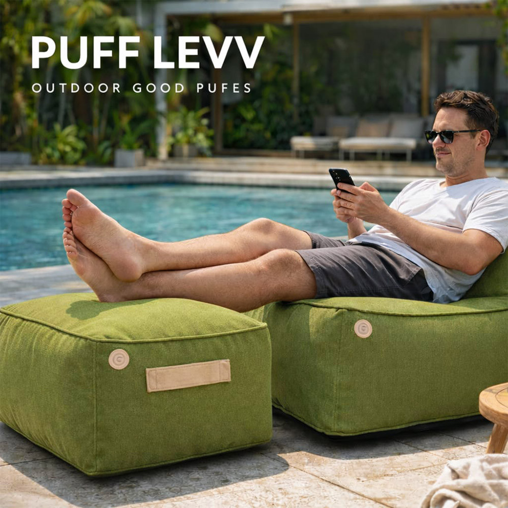 Puff e Apoio Levv Flutuante Outdoor - Conforto Premium Piscina e jardim