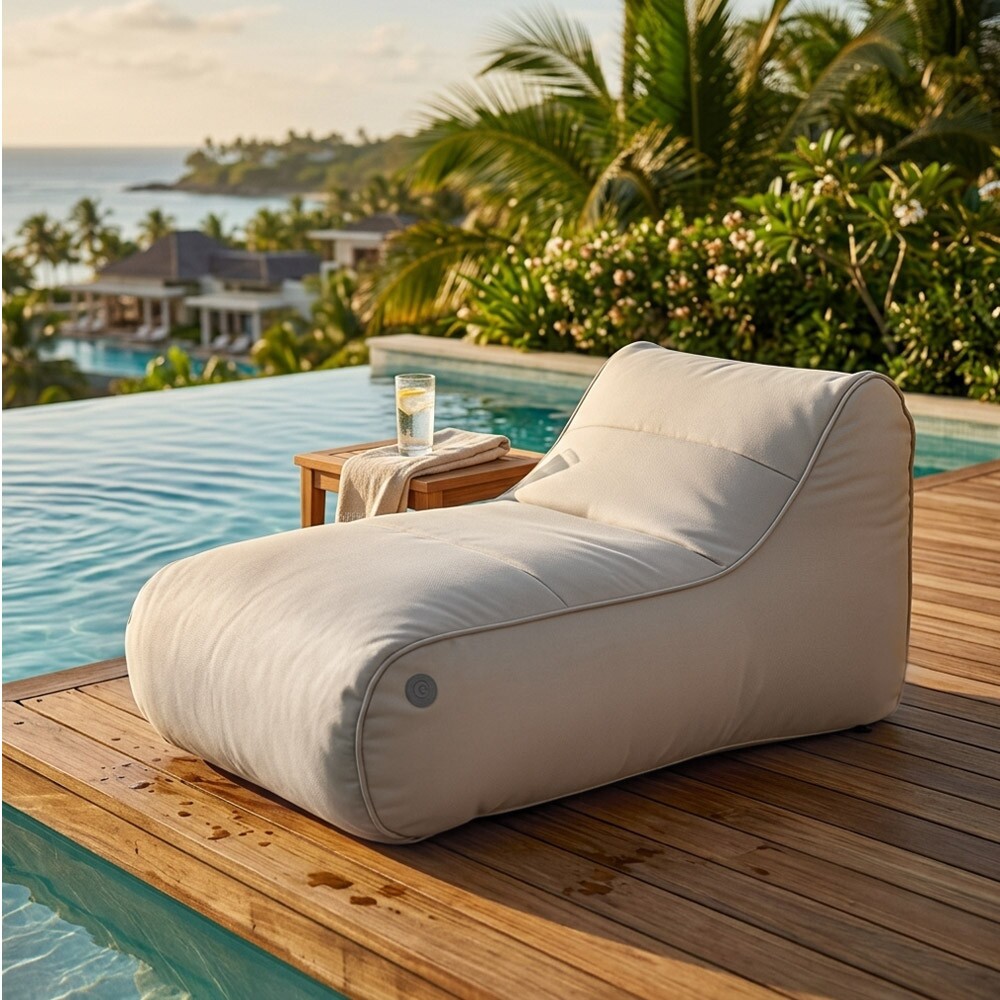 Puff Splash Flutuante para Piscina | Conforto Outdoor Área Externa
