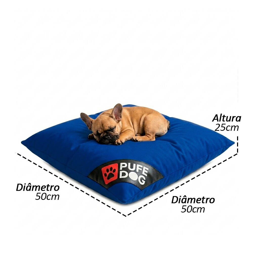 Puff Dog Pilow Cama Pet Enchimento De Pérolas Com Capa Removível
