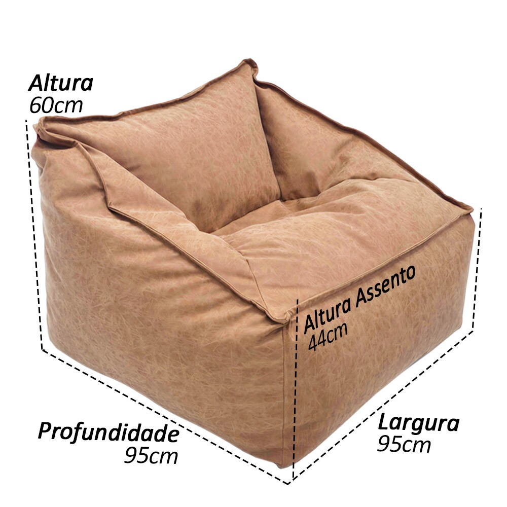 Puff Poltrona Diana – Conforto, Estilo e Aconchego em um Só Lugar!
