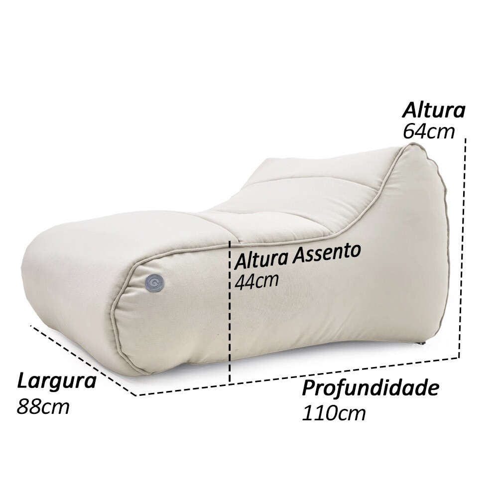 Puff Splash Flutuante para Piscina | Conforto Outdoor Área Externa