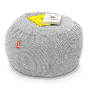 Puff de Apoio Núcleo Elegante e luxuosa Enchimento Pérolas 3mm  Pufe Macio Bege