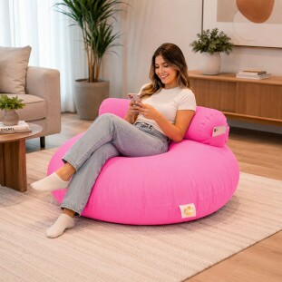 Puff G-Pouf - Confortável sensorial e confeccionado em tecido elástico 