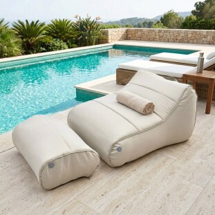 Puff Splash Flutuante para Piscina | Conforto Outdoor c/ Apoio