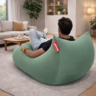 Puff Viva Sensorial Ergonômico Extrema Maciez Enchimento Pérolas 3mm Pufe