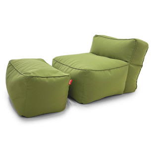 Puff Brisa com Apoio - Kit para Área Externa - Cor Verde