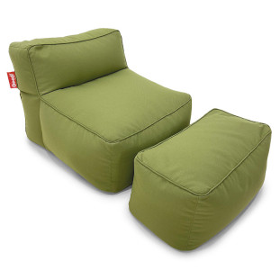 Puff Brisa com Apoio - Kit para Área Externa - Cor Verde