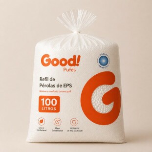 Refil Pérolas de EPS 100L Good Pufes | Deixe seu puff como novo