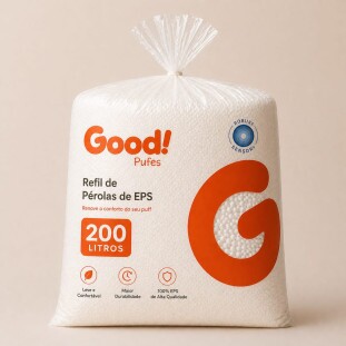 Refil Pérolas de EPS 200L Good Pufes | Deixe seu puff como novo