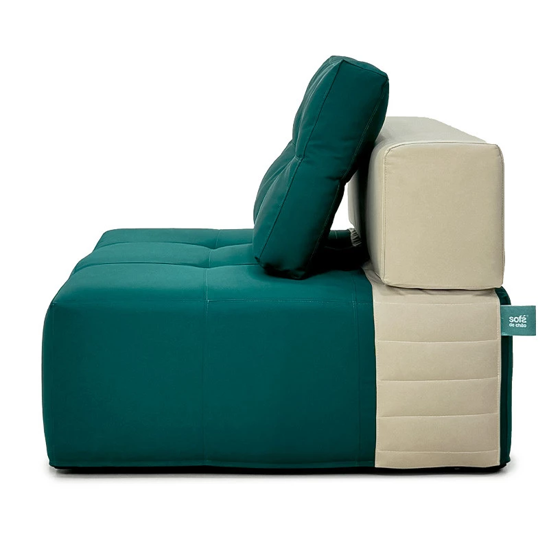 Poltrona Serena Verde Conforto Modular para Área Externa