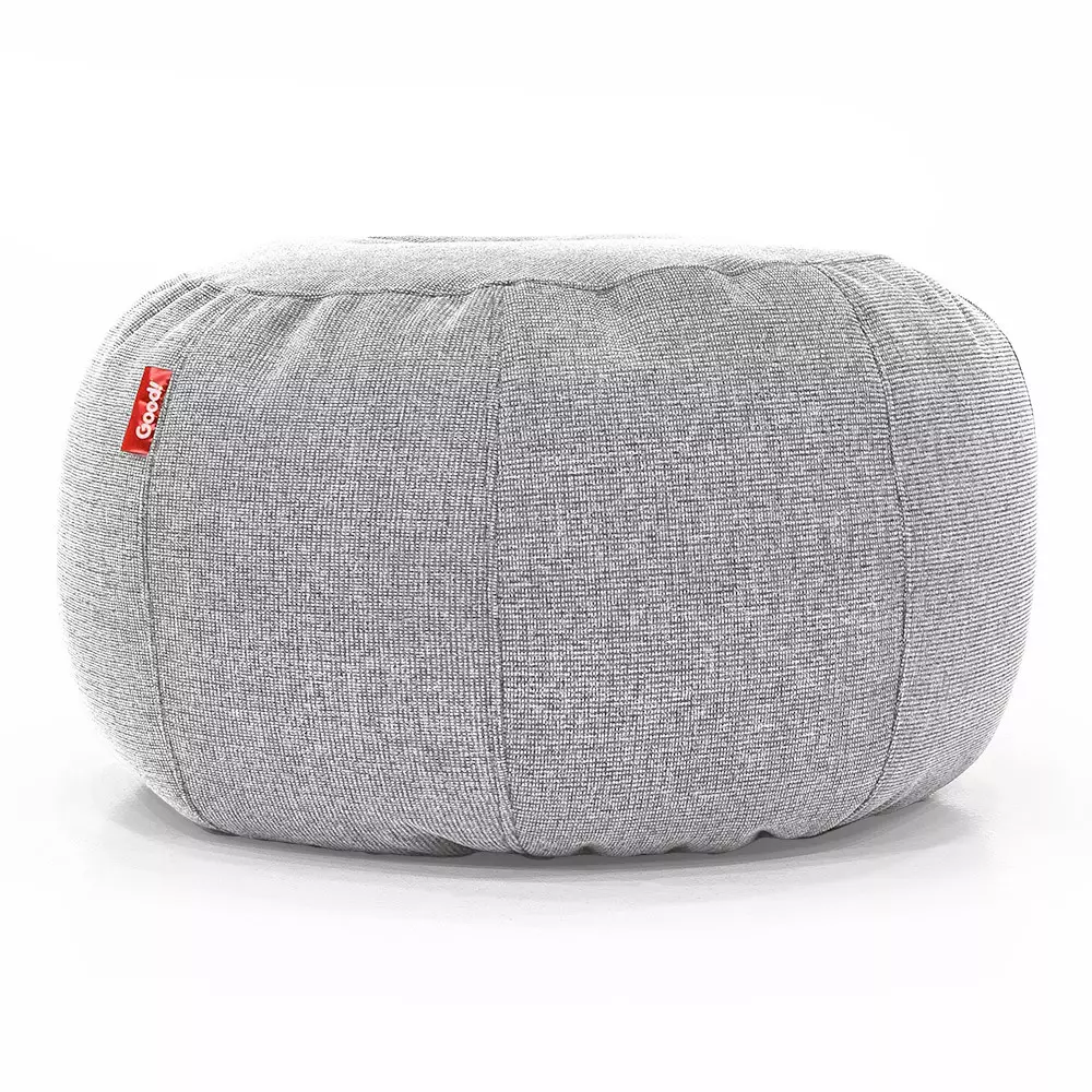 Puff de Apoio Núcleo Elegante e luxuosa Enchimento Pérolas 3mm  Pufe Macio Bege