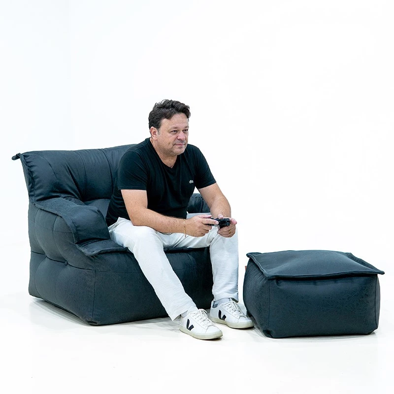 Puff PolTrono Com Apoio de Pés – Conforto e Estilo para Qualquer Ambiente!