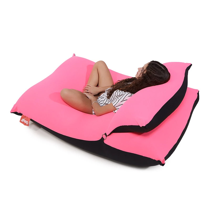 Puff Big Pillow Sensorial e apoio para cabeça - Pink Neon