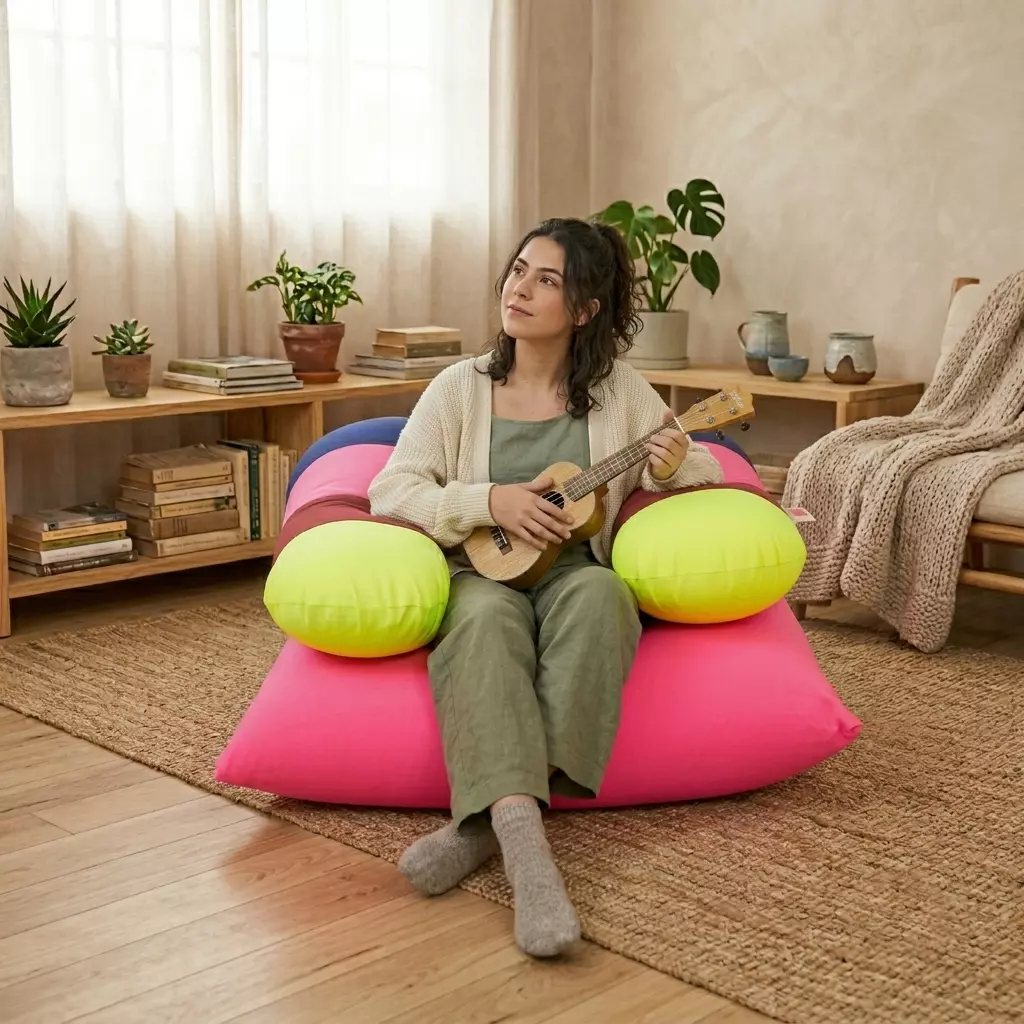 Kit Moriá - Puff sensorial um combo versátil cheio de conforto 