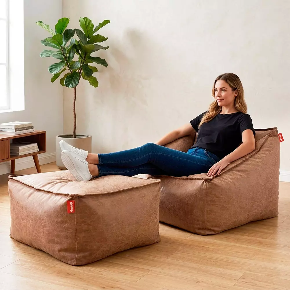 Puff Poltrona e Apoio Diana – Conforto, Estilo e Aconchego em um Só Lugar!