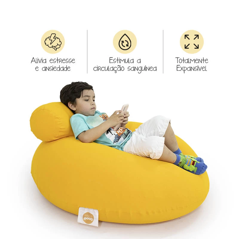 Puff G-Pouf mini - Divertido, versátil, sensorial e leve