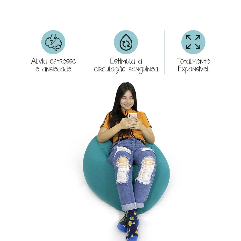 Puff Noah Mini - Multifuncional com enchimento de perolas de EPS