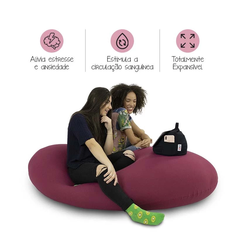 Puff Zion - sensorial com seu design inovador e multifuncional 