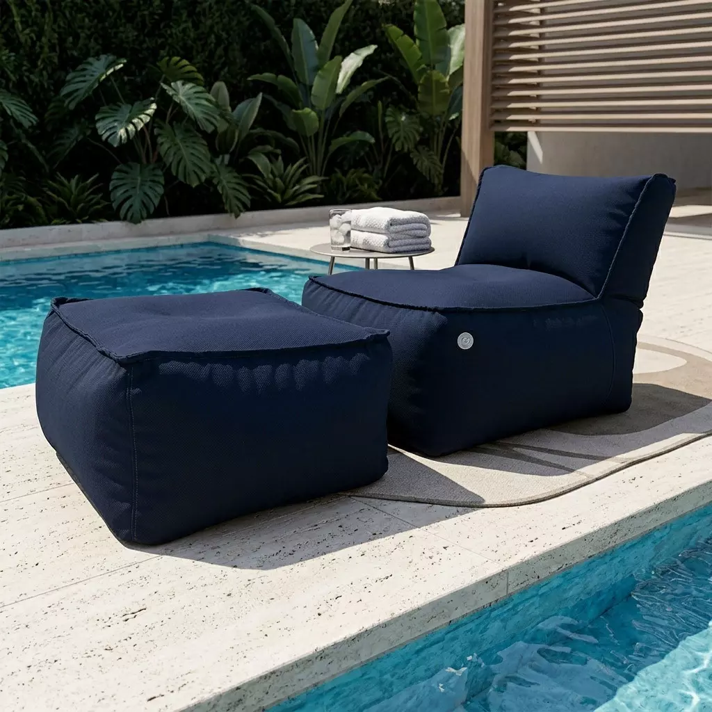 Puff e Apoio Outdoor Marine Conforto Premium Piscina e jardim