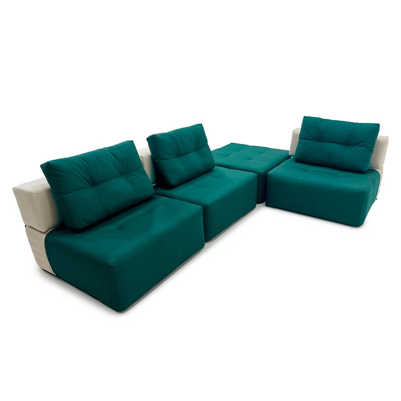 Sofá de Chão Serena: Conforto para Áreas Externas - Cor Verde