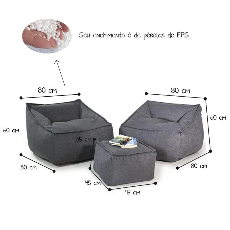 Conjunto Diana - tecido premium e anti-estresse