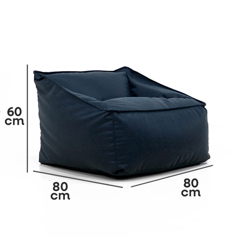 Puff Poltrona Diana – Conforto e Estilo em Tecido Nobuck Preto