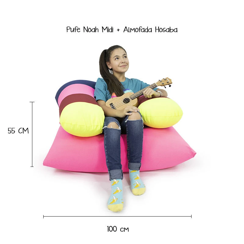Kit Moriá - Puff sensorial um combo versátil cheio de conforto 