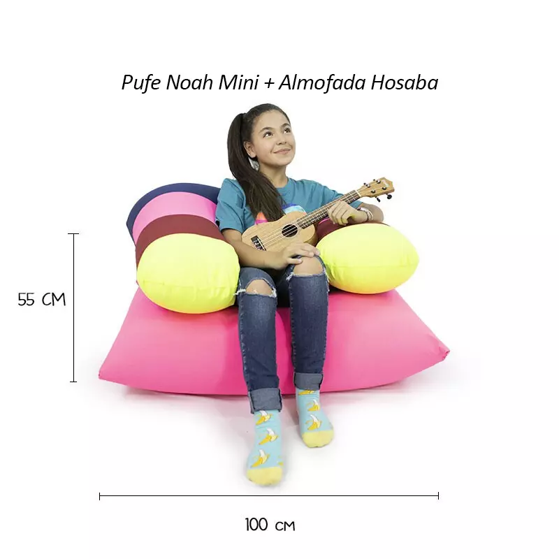 Kit Moriá - Puff sensorial um combo versátil cheio de conforto 