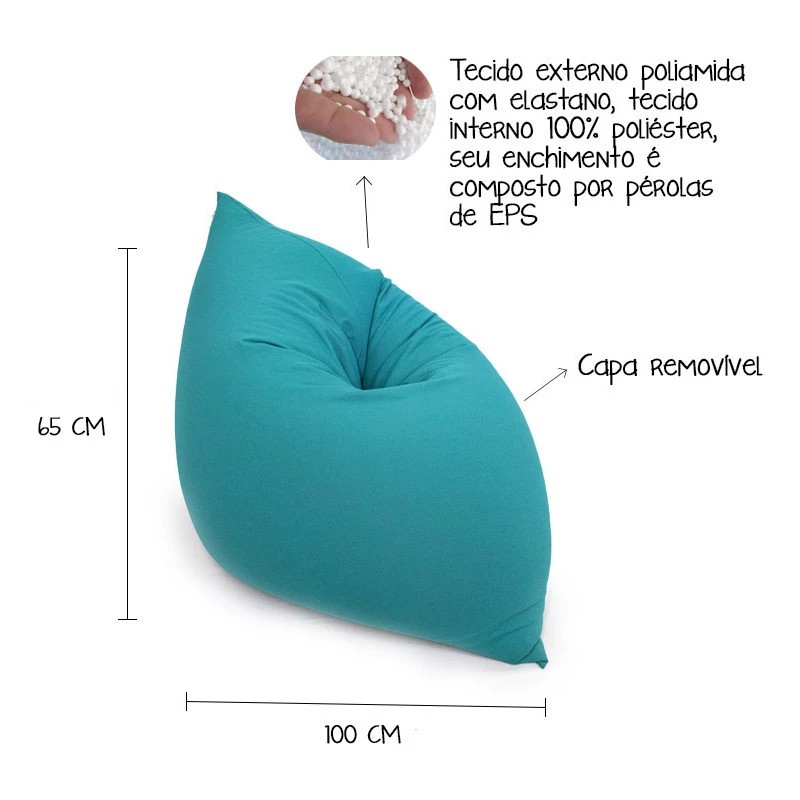 Puff Noah Mini - Multifuncional com enchimento de perolas de EPS