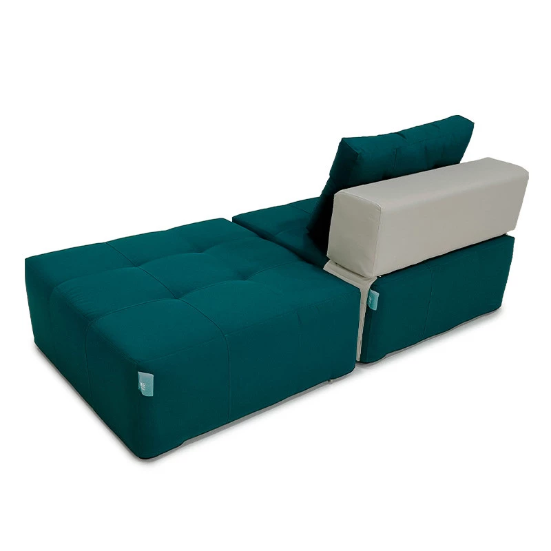 Serena Duo - Poltrona + Pufão para Área Externa - Cor Verde