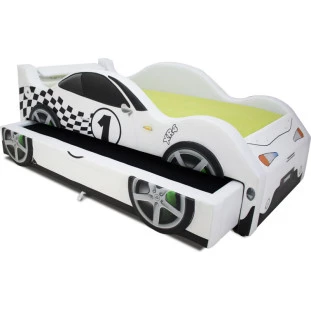 Bicama XR4 Solteiro estofada - Branca