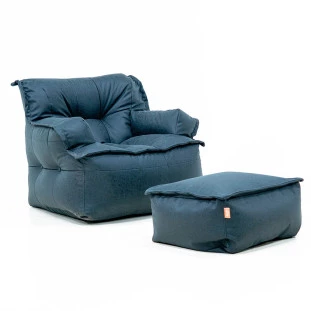 Puff PolTrono Com Apoio de Pés – Conforto e Estilo para Qualquer Ambiente!