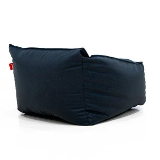 Puff Poltrona Diana – Conforto e Estilo em Tecido Nobuck Preto