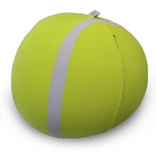 Puff Bola De Tênis - puff sensorial feito em tecido poliamida/perolas de eps