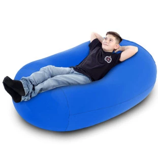 Puff Rollo Cor Azul Royal - sensorial, versátil/ produto 100% brasileiro