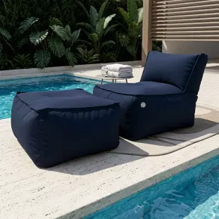 Puff e Apoio Outdoor Marine Conforto Premium Piscina e jardim