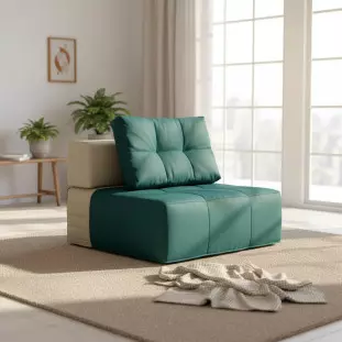 Poltrona Serena  - Módulo para Área Externa - Cor Verde