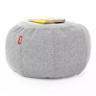 Puff de Apoio Núcleo Elegante e luxuosa Enchimento Pérolas 3mm  Pufe Macio Bege