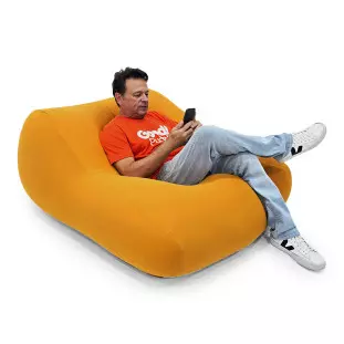 Puff Senso Ergonômico Elegante e luxuosa Enchimento Pérolas 3mm Pufe Macio