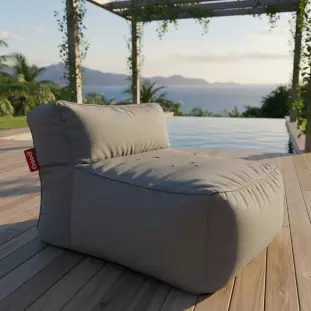 Puff Brisa | Conforto para áreas externas - Cor Cinza