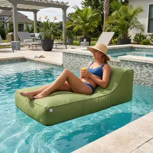 Puff Glub Flutuante Outdoor - Conforto Premium Piscina e jardim