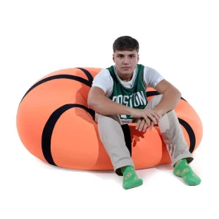 Puff Bola De Basquete - Macio, versátil e sensorial 