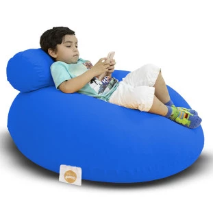 Puff G-Pouf Mini Cor Azul Royal - Sensorial, leve e macio