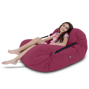 Puff Sarah Cor Marsala - Sensorial, leve e macio