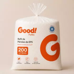 Refil Pérolas de EPS 200L Good Pufes | Deixe seu puff como novo